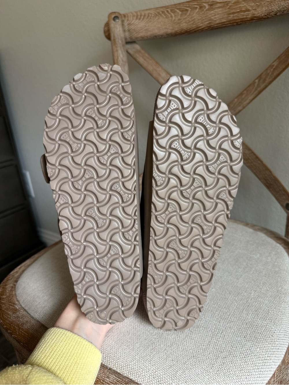 Birkenstock EVA Arizona Big Buckle Sandals grey taupe - Picture 8 of 8